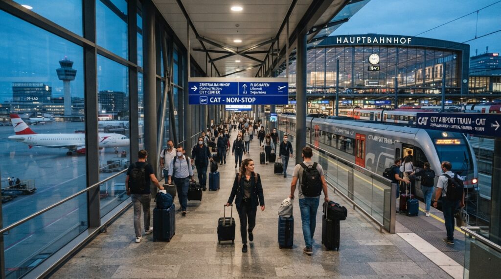 Flughafen zum Hauptbahnhof